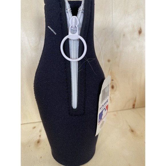 Baseball MLB Pick Your Team Bottle Holder Coozie Koozie Cooler Zipper‎ Licensed - Picture 10 of 16